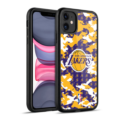 NBA Los Angeles Lakers Camouflage Gel Armour Case For Apple iPhone 11