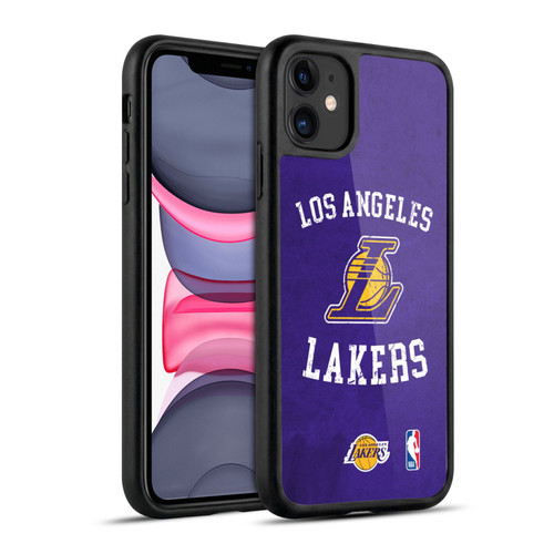 NBA Los Angeles Lakers Distressed Gel Armour Case For Apple iPhone 11