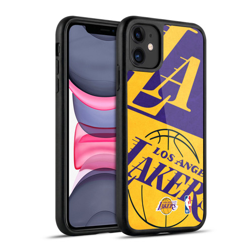 NBA Los Angeles Lakers Half Oversized Gel Armour Case For Apple iPhone 11