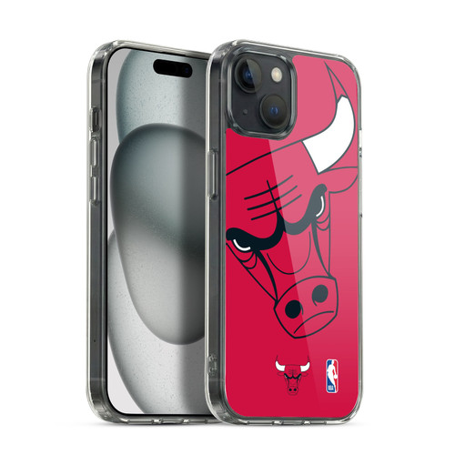 NBA Chicago Bulls Oversized Soft Gel Case for Apple iPhone 15 Plus & MagSafe