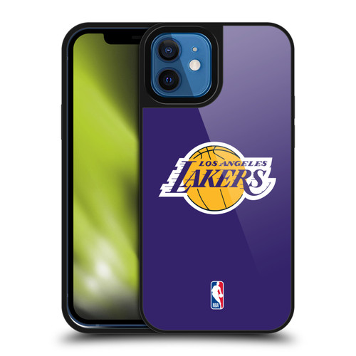 NBA Los Angeles Lakers Plain Gel Armour Case For Apple iPhone 12 / iPhone 12 Pro