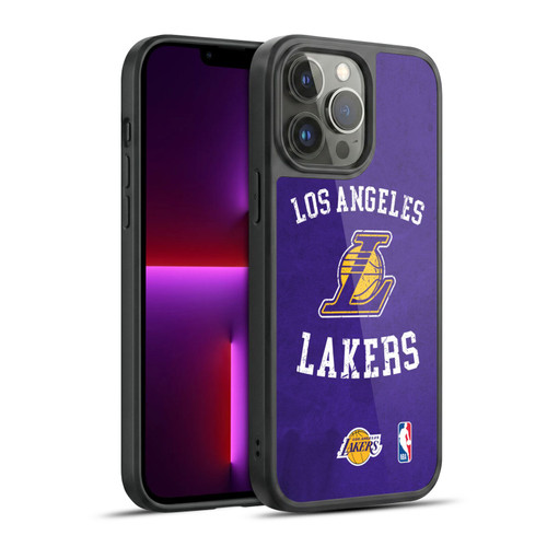 NBA Los Angeles Lakers Distressed Gel Armour Case For Apple iPhone 13 Pro Max