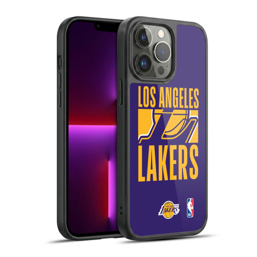 NBA Los Angeles Lakers Typography Gel Armour Case For Apple iPhone 13 Pro Max