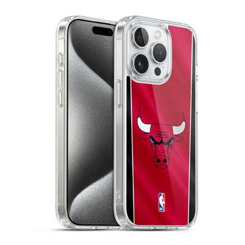 NBA Chicago Bulls Vertical Banner Soft Gel Case for Apple iPhone 15 Pro & MagSafe
