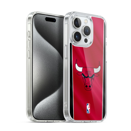 NBA Chicago Bulls Vertical Banner Soft Gel Case for Apple iPhone 15 Pro & MagSafe