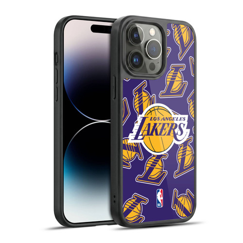 NBA Los Angeles Lakers Patterns Gel Armour Case For Apple iPhone 14 Pro Max