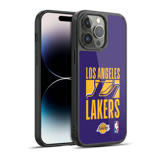 NBA Los Angeles Lakers Typography Gel Armour Case For Apple iPhone 14 Pro Max