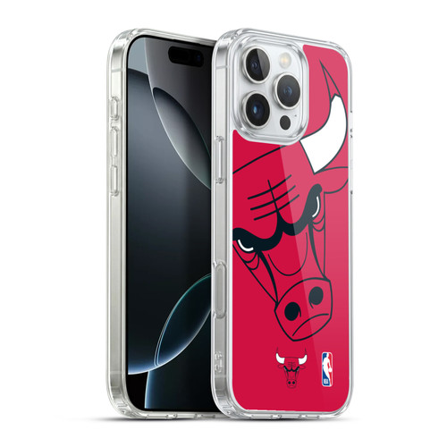 NBA Chicago Bulls Oversized Soft Gel Case for Apple iPhone 16 Pro Max & MagSafe