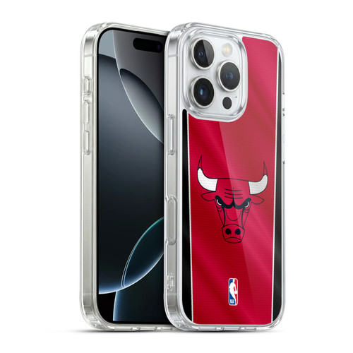 NBA Chicago Bulls Vertical Banner Soft Gel Case for Apple iPhone 16 Pro & MagSafe