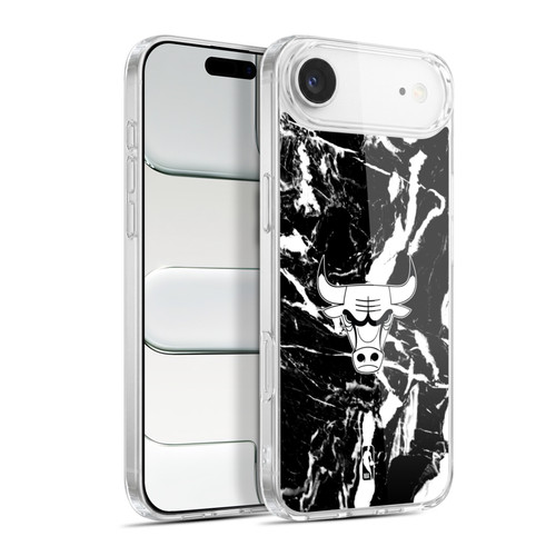 NBA Chicago Bulls Black Marble Soft Gel Case for Apple iPhone 17 Air