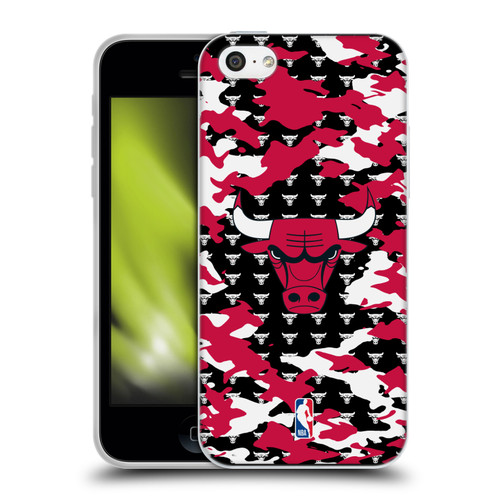 NBA Chicago Bulls Camouflage Soft Gel Case for Apple iPhone 5c
