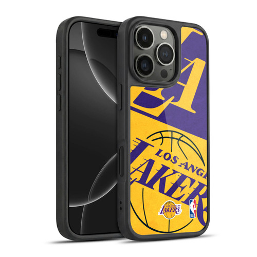 NBA Los Angeles Lakers Half Oversized Gel Armour Case For Apple iPhone 16 Pro