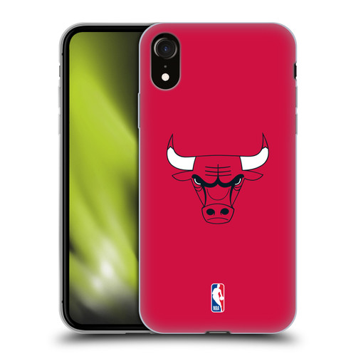 NBA Chicago Bulls Plain Soft Gel Case for Apple iPhone XR