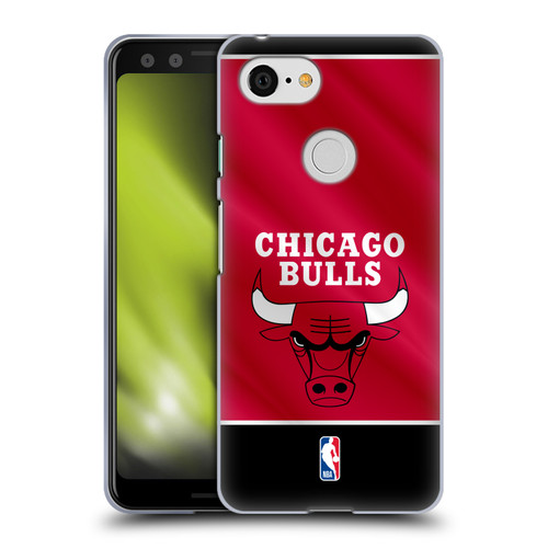NBA Chicago Bulls Horizontal Banner Soft Gel Case for Google Pixel 3