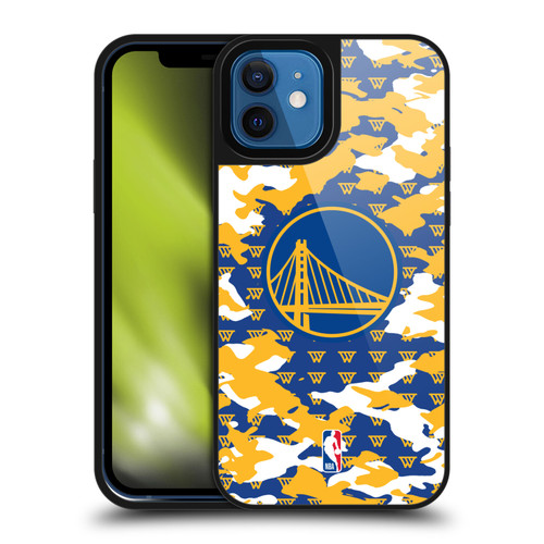 NBA Golden State Warriors Camouflage Gel Armour Case For Apple iPhone 12 / iPhone 12 Pro