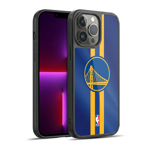 NBA Golden State Warriors Stripes Gel Armour Case For Apple iPhone 13 Pro Max