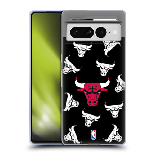 NBA Chicago Bulls Patterns Soft Gel Case for Google Pixel 7 Pro