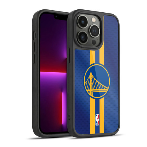 NBA Golden State Warriors Stripes Gel Armour Case For Apple iPhone 13 Pro