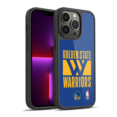 NBA Golden State Warriors Typography Gel Armour Case For Apple iPhone 13 Pro