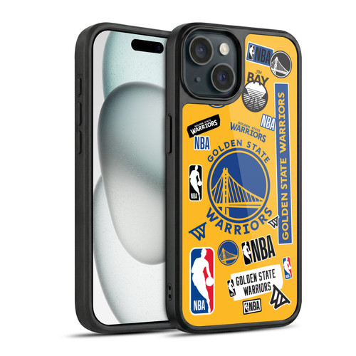 NBA Golden State Warriors Sticker Collage Gel Armour Case For Apple iPhone 15