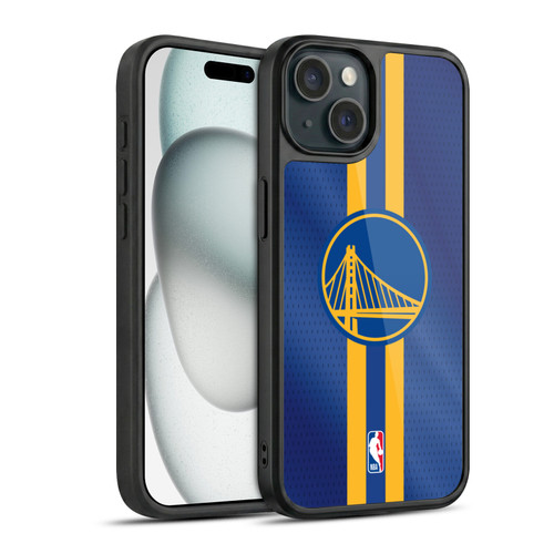 NBA Golden State Warriors Stripes Gel Armour Case For Apple iPhone 15