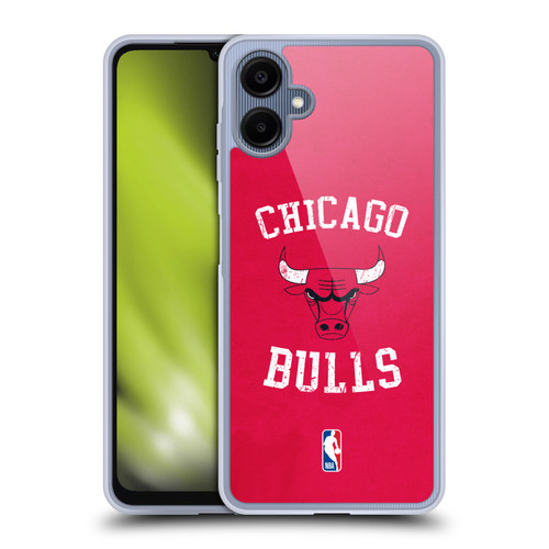 NBA Chicago Bulls Distressed Soft Gel Case for Samsung Galaxy A06 4G