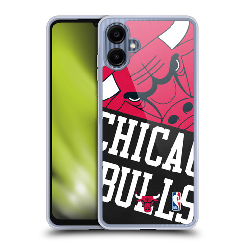 NBA Chicago Bulls Half Oversized Soft Gel Case for Samsung Galaxy A06 4G / 5G