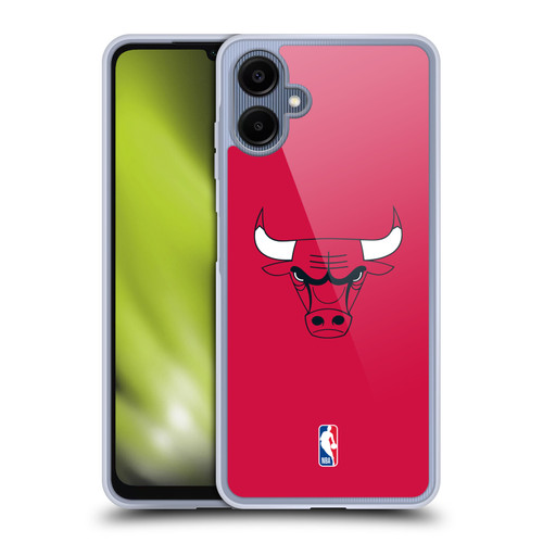NBA Chicago Bulls Plain Soft Gel Case for Samsung Galaxy A06 4G