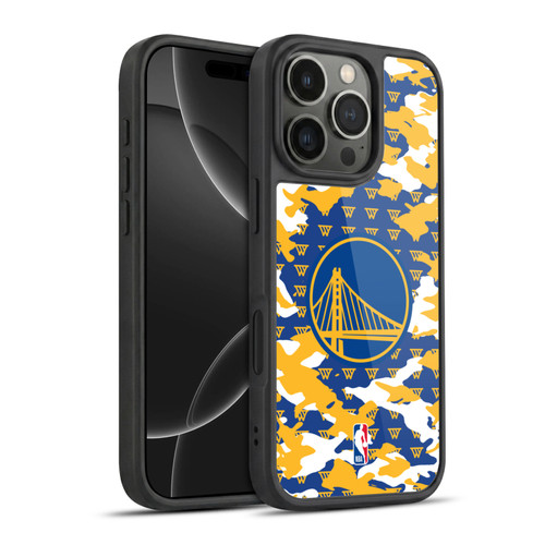 NBA Golden State Warriors Camouflage Gel Armour Case For Apple iPhone 16 Pro
