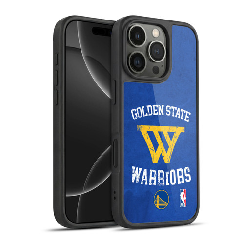 NBA Golden State Warriors Distressed Gel Armour Case For Apple iPhone 16 Pro