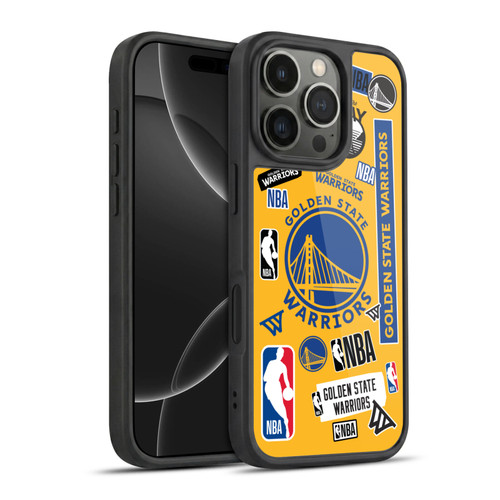 NBA Golden State Warriors Sticker Collage Gel Armour Case For Apple iPhone 16 Pro
