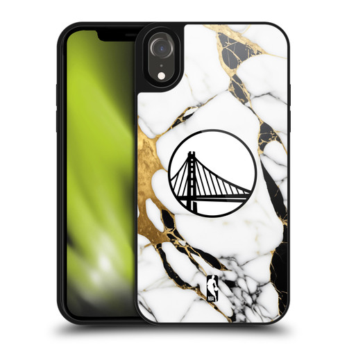 NBA Golden State Warriors White Marble Gel Armour Case For Apple iPhone XR