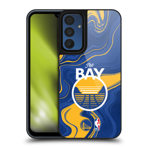 NBA Golden State Warriors Marble Agates Gel Armour Case For Samsung Galaxy A15