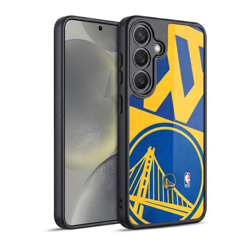 NBA Golden State Warriors Half Oversized Gel Armour Case For Samsung Galaxy S24 5G