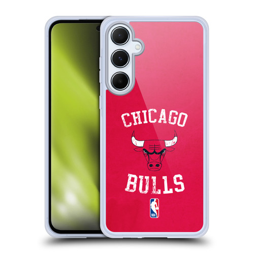 NBA Chicago Bulls Distressed Soft Gel Case for Samsung Galaxy A55 5G