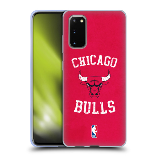 NBA Chicago Bulls Distressed Soft Gel Case for Samsung Galaxy S20 / S20 5G