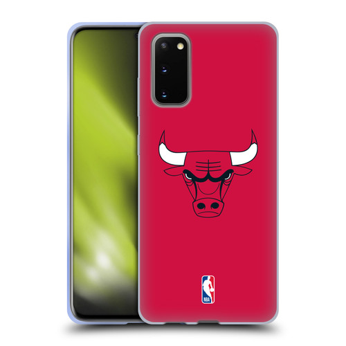 NBA Chicago Bulls Plain Soft Gel Case for Samsung Galaxy S20 / S20 5G