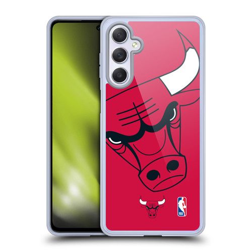 NBA Chicago Bulls Oversized Soft Gel Case for Samsung Galaxy M54 5G
