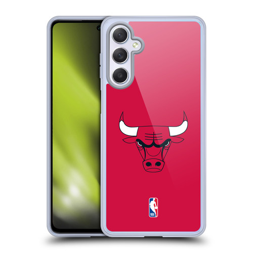 NBA Chicago Bulls Plain Soft Gel Case for Samsung Galaxy M54 5G