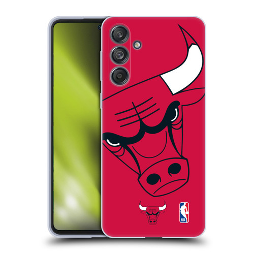 NBA Chicago Bulls Oversized Soft Gel Case for Samsung Galaxy M55 5G