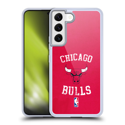 NBA Chicago Bulls Distressed Soft Gel Case for Samsung Galaxy S22 5G & MagSafe