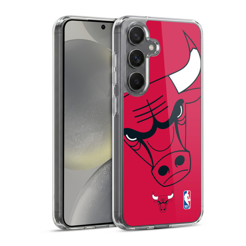 NBA Chicago Bulls Oversized Soft Gel Case for Samsung Galaxy S24 5G & MagSafe