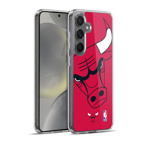 NBA Chicago Bulls Oversized Soft Gel Case for Samsung Galaxy S24+ 5G & MagSafe