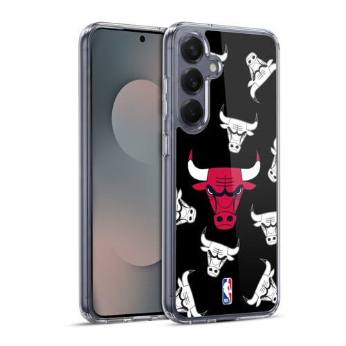 NBA Chicago Bulls Patterns Soft Gel Case for Samsung Galaxy S25+ & MagSafe