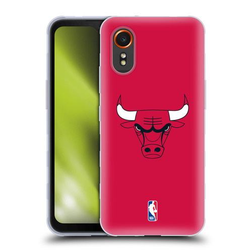 NBA Chicago Bulls Plain Soft Gel Case for Samsung Galaxy Xcover7 5G