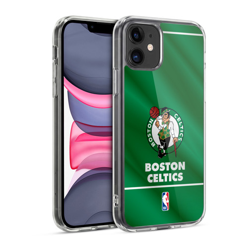 NBA Boston Celtics Horizontal Banner Soft Gel Case for Apple iPhone 11