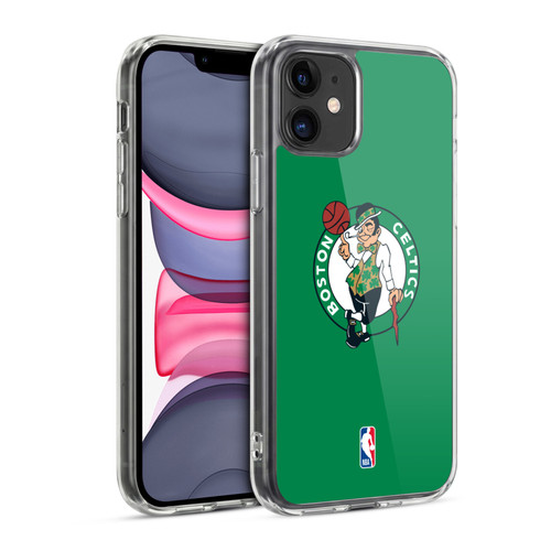 NBA Boston Celtics Plain Soft Gel Case for Apple iPhone 11