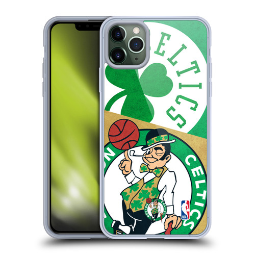 NBA Boston Celtics Half Oversized Soft Gel Case for Apple iPhone 11 Pro Max & MagSafe