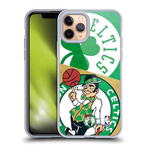 NBA Boston Celtics Half Oversized Soft Gel Case for Apple iPhone 11 Pro & MagSafe