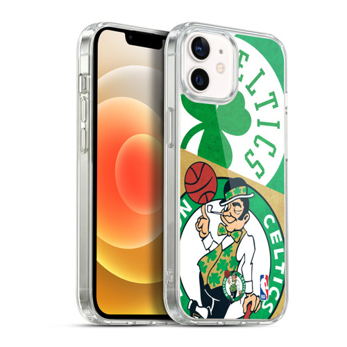NBA Boston Celtics Half Oversized Soft Gel Case for Apple iPhone 12 / iPhone 12 Pro & MagSafe